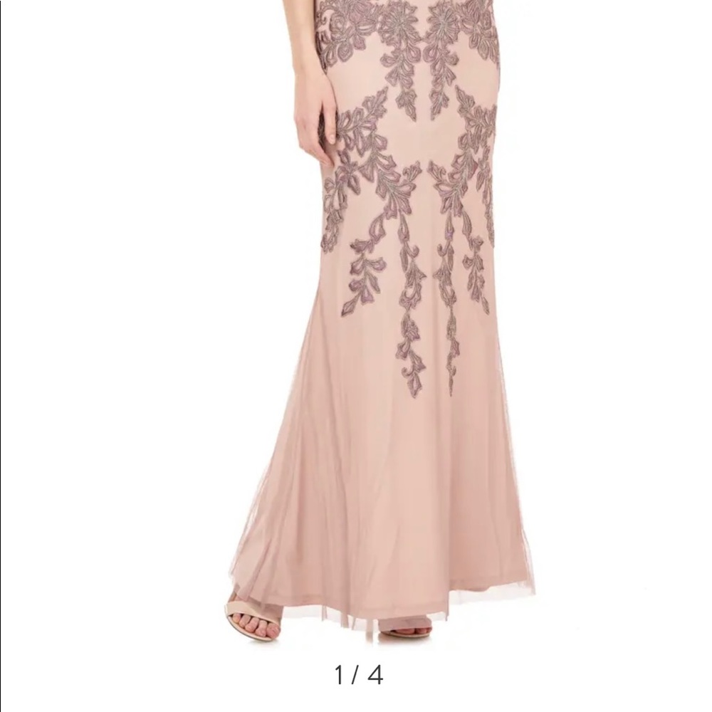 Beaded Mermaid Gown By Js Collections (Size 4) - image 3